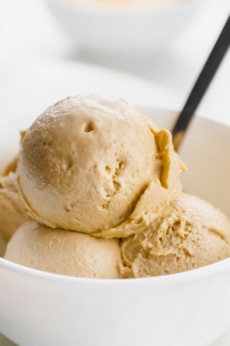 Recipes for kids to make - healthy peanut butter ice cream