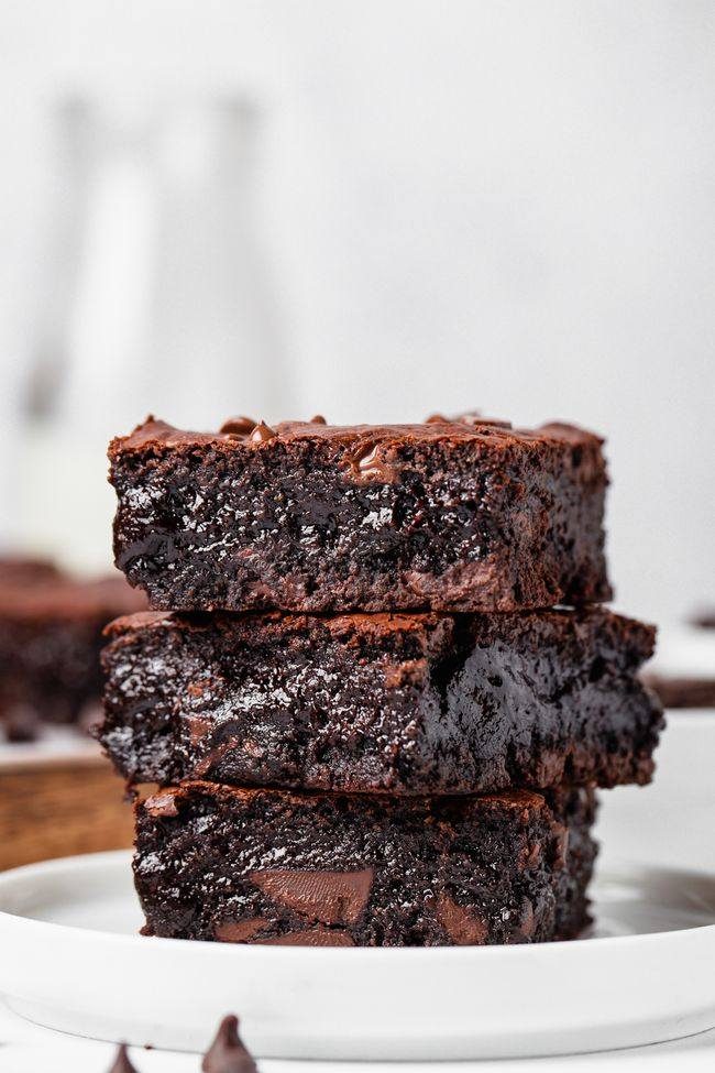 These almond flour brownies are just as delicious as traditional gooey brownies but are made entirely with almond flour and can easily be made paleo and dairy-free. Super easy to make!