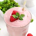 Raspberry Smoothie (ultra thick, creamy, easy)