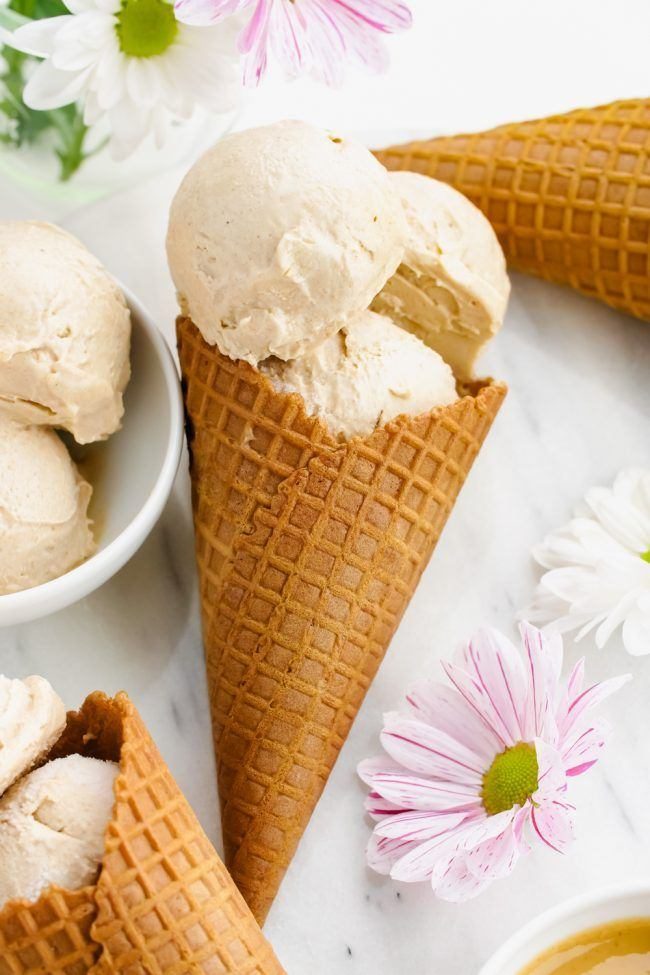 Paleo Desserts - Healthy Peanut Butter Ice Cream