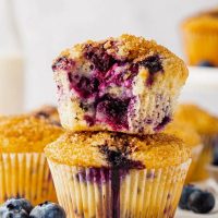 Gluten-free Blueberry Muffins (dairy-option)