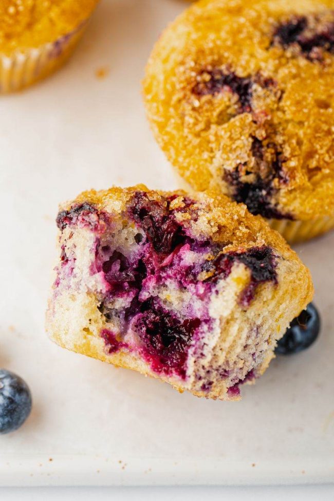 Gluten-free Blueberry Muffins (the BEST texture!) - Texanerin Baking