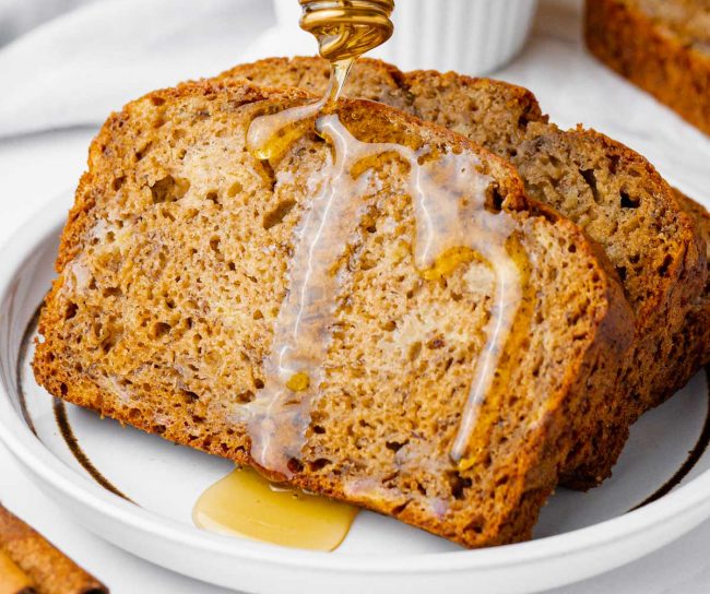 Dairy-free Banana Bread (the best texture! super easy)