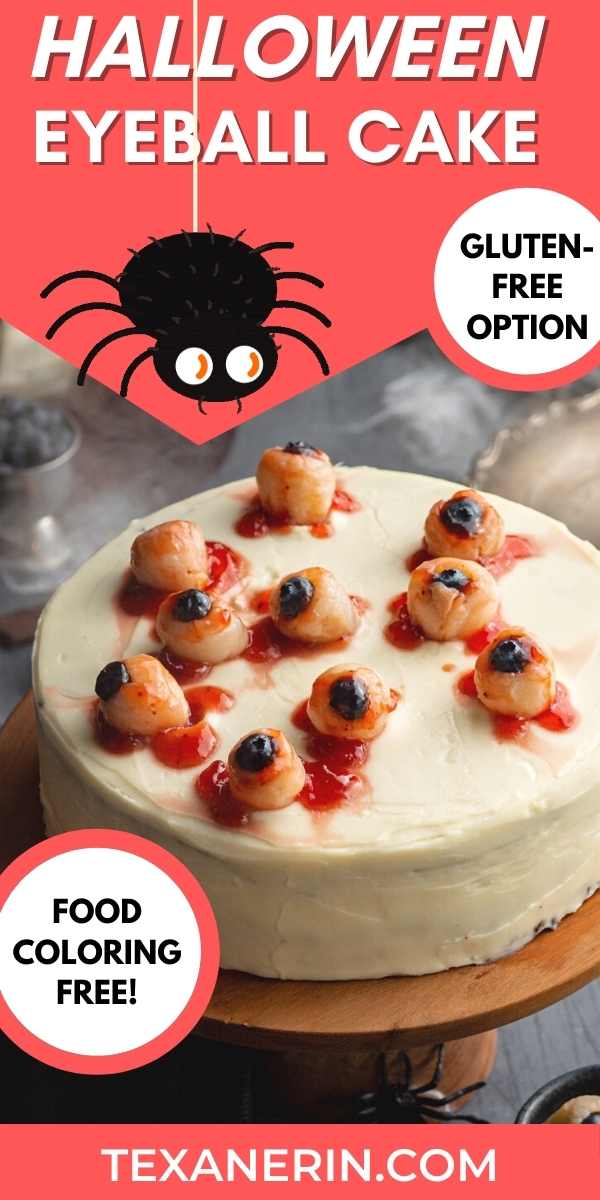 halloween cake with eyeballs pin 1