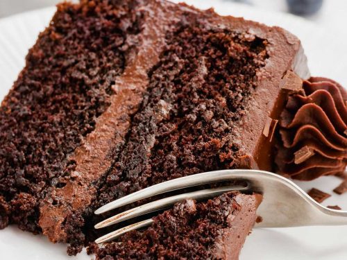 Dairy-free Chocolate Cake - Super Easy, Moist, Fudgy