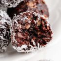 Coconut Chocolate Balls (quick, easy protein balls!)