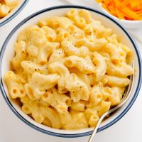 bowl of gluten-free mac and cheese