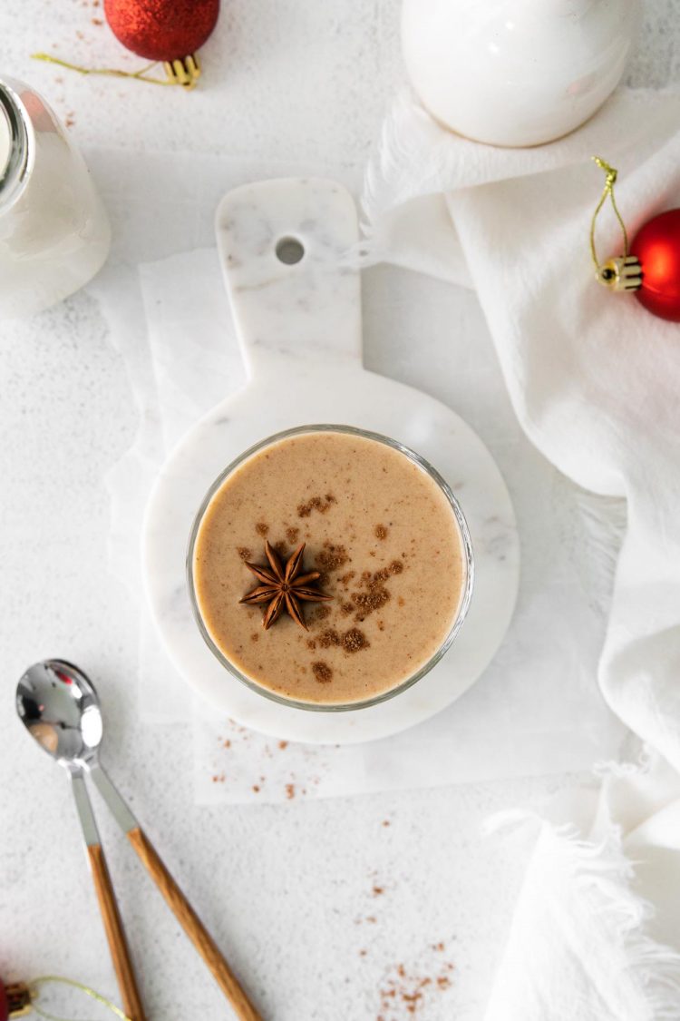 Vegan Eggnog Recipe (insanely creamy, rich, easy!) - Texanerin Baking