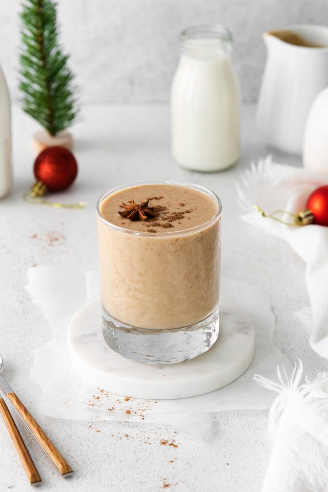 Vegan Eggnog Recipe (insanely creamy, rich, easy!) - Texanerin Baking