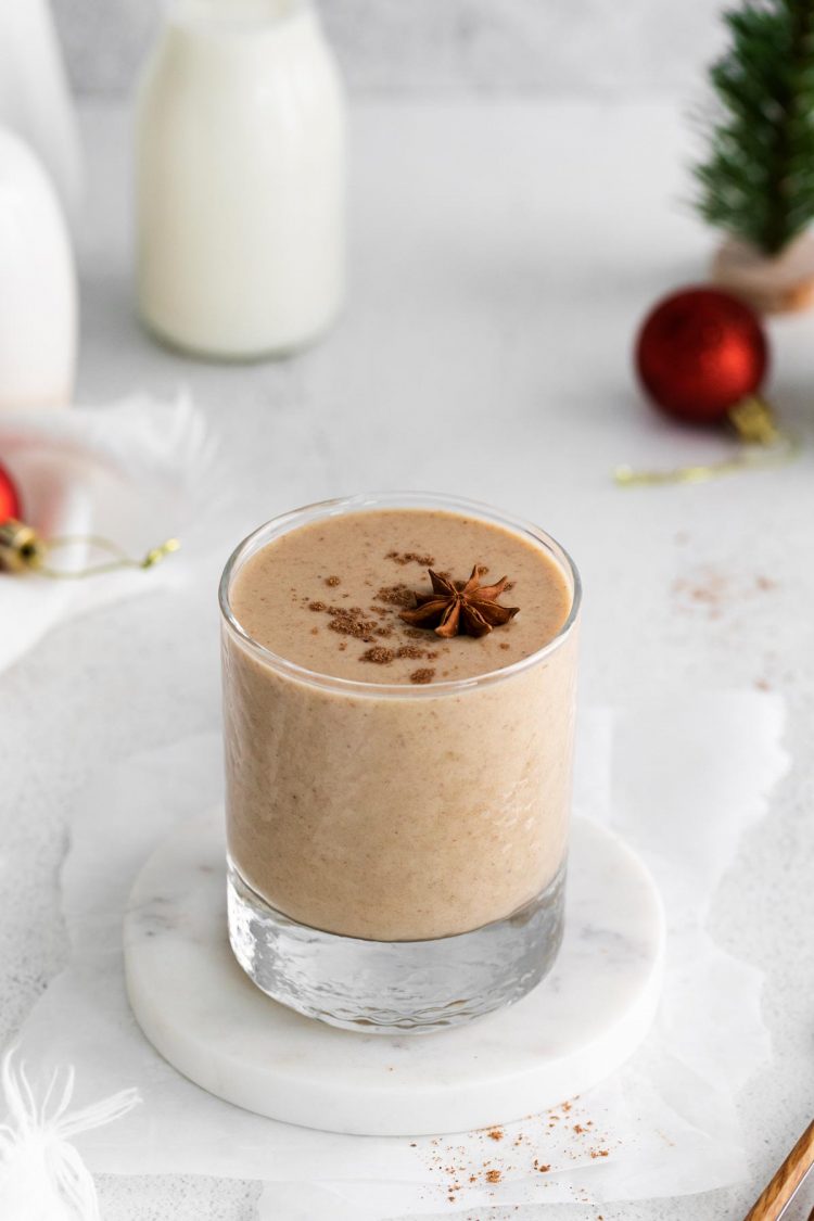 Vegan Eggnog Recipe (insanely creamy, rich, easy!) - Texanerin Baking