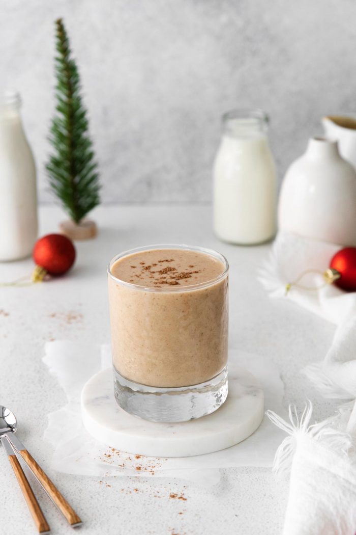 Vegan Eggnog Recipe (insanely creamy, rich, easy!) - Texanerin Baking