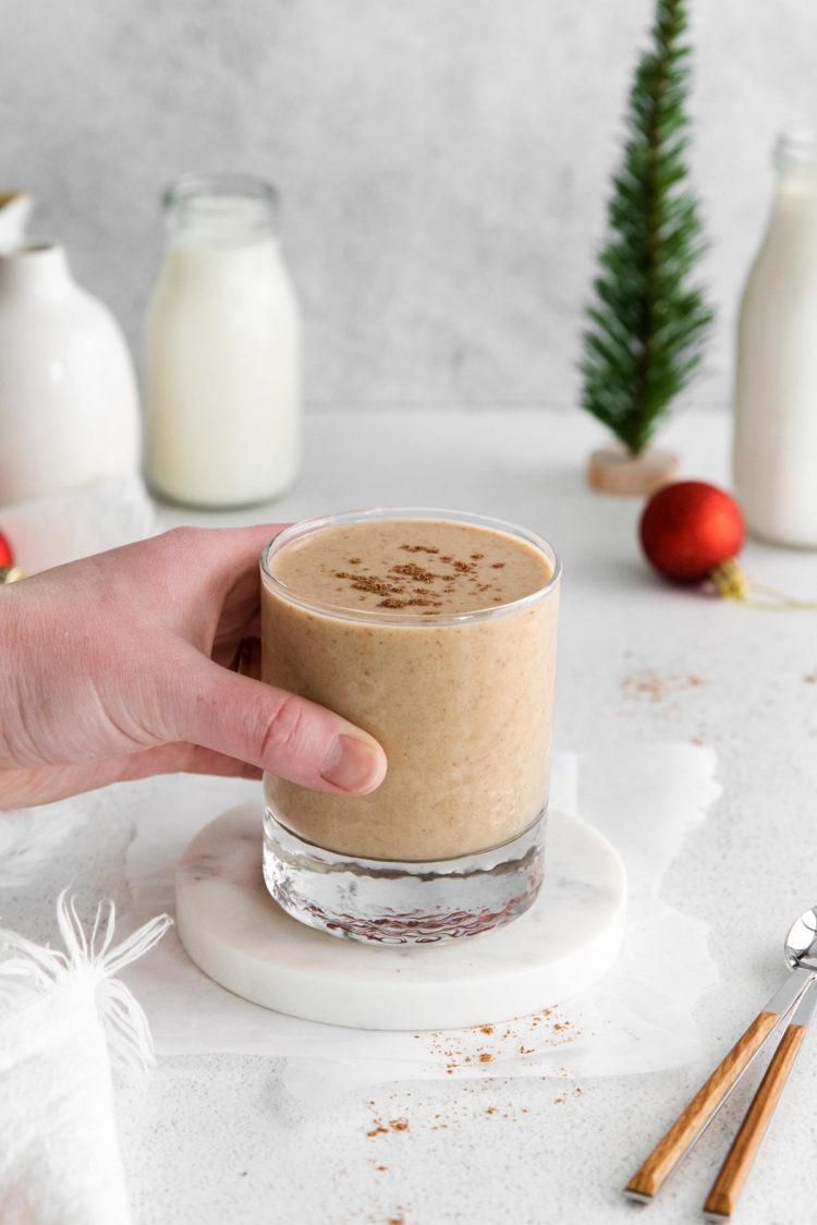 Vegan Eggnog Recipe (insanely creamy, rich, easy!) - Texanerin Baking