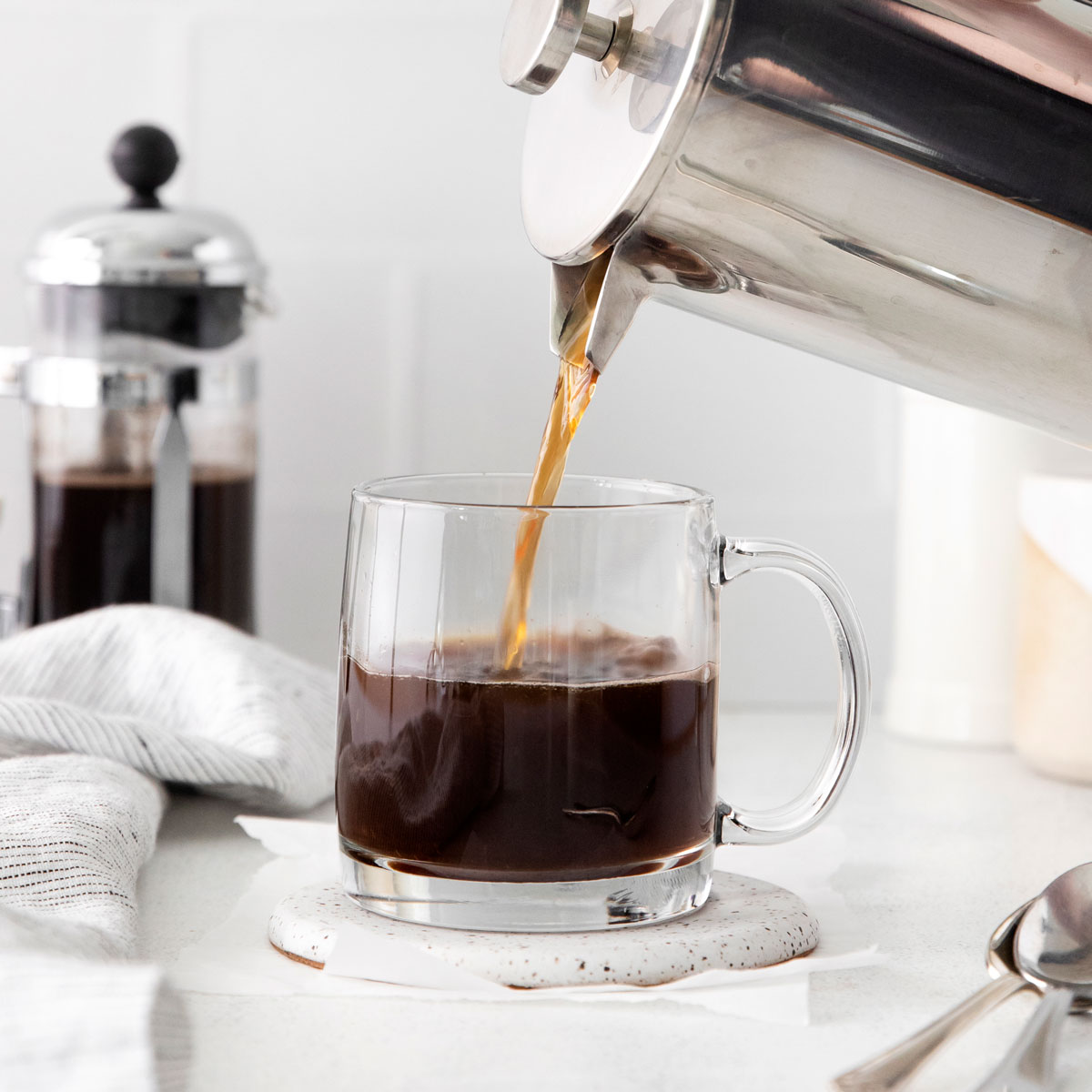 French Press Cold Brew - The Busy Foodie