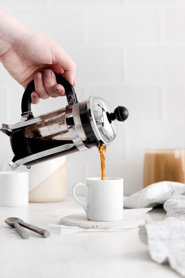 French Press Cold Brew - Texanerin Baking