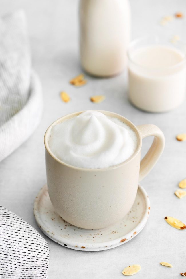 Recipe: Homemade Foamable Almond Milk