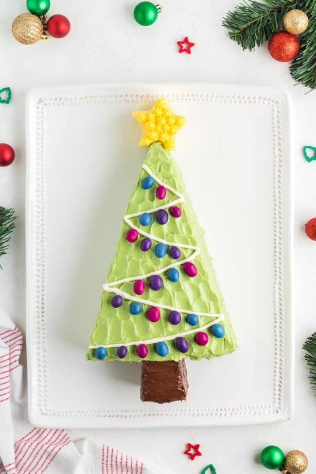 A Christmas Tree Cake