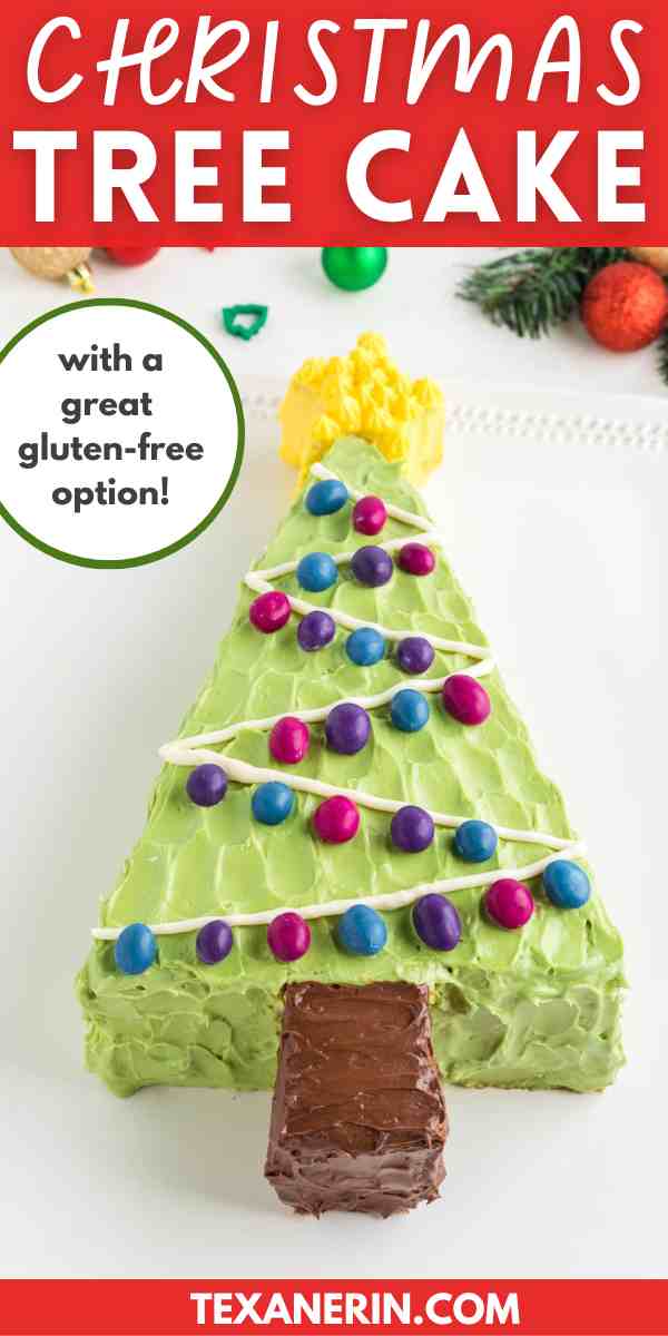 How to Make a Christmas Tree Cake 