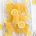Lemon Popsicles (naturally vegan, paleo!)