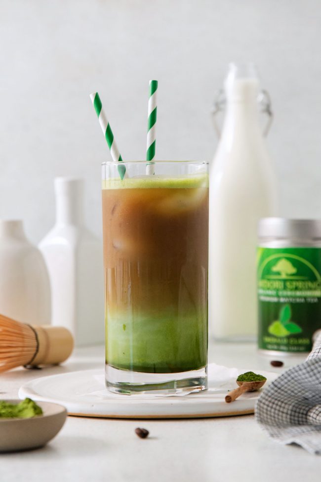 Iced Matcha Chai Latte - The Healthful Ideas