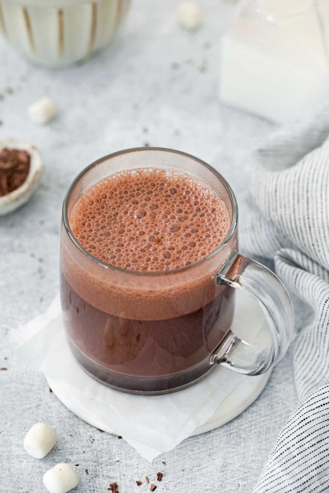 Frothing Hot Chocolate Pot