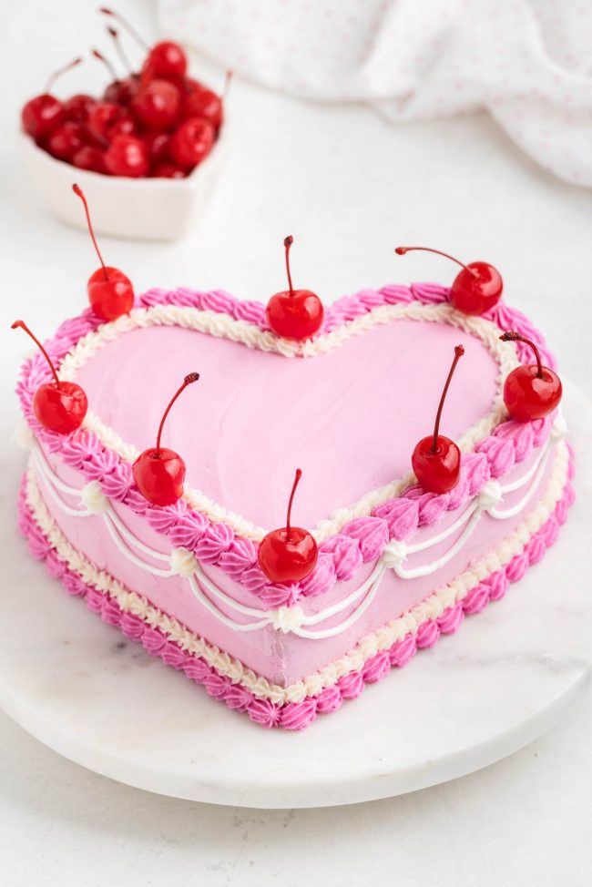 Cake heart on sale
