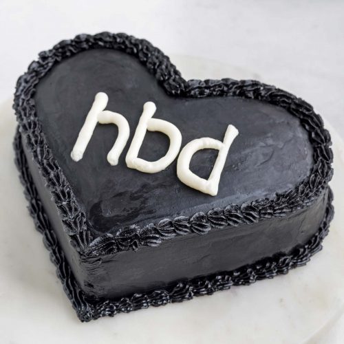Black Heart Cake - Texanerin Baking