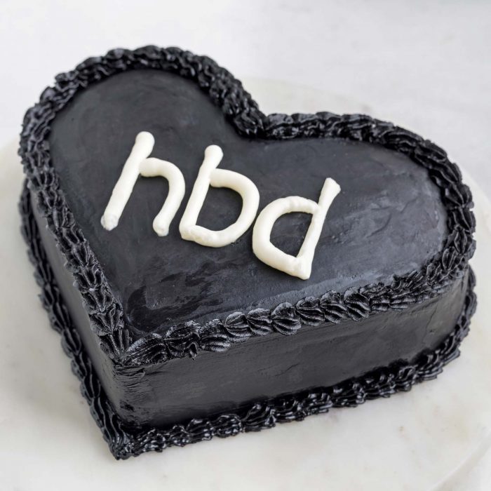 Black Heart Cake - Texanerin Baking