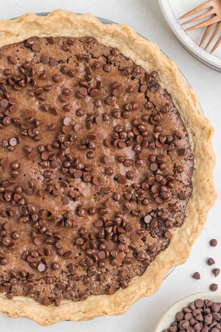 Chocolate Cocoa Pie - Texanerin Baking