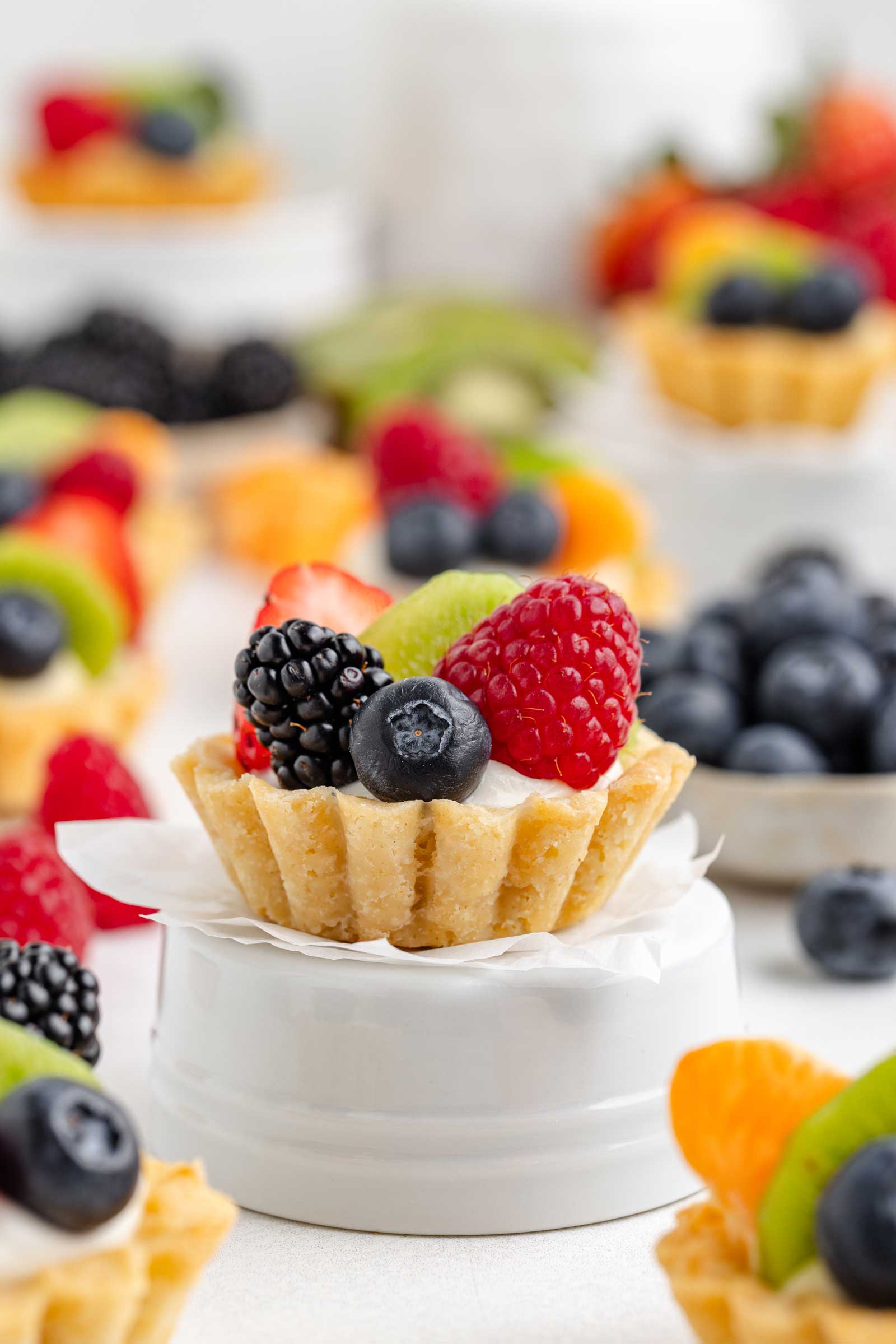 Fruit Tartlets (Pastry Cream or Cream Cheese Filling)